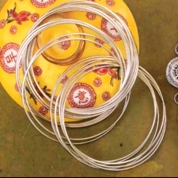 Silpada Sterling Silver 21-Bangle Bracelet - Picture 11 of 12